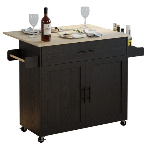 Rolling kitchen island table - island,