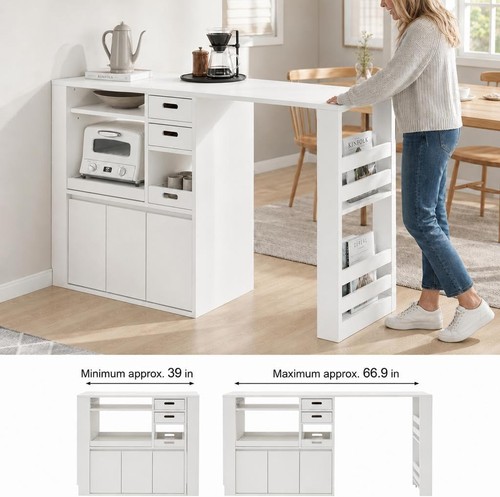 Kitchen island with storage - kitchen,