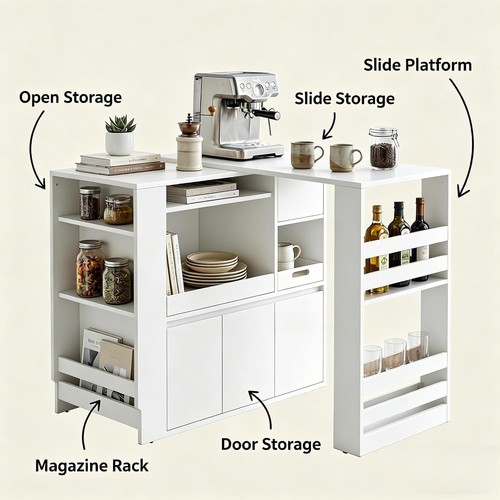 Kitchen island with storage - island,