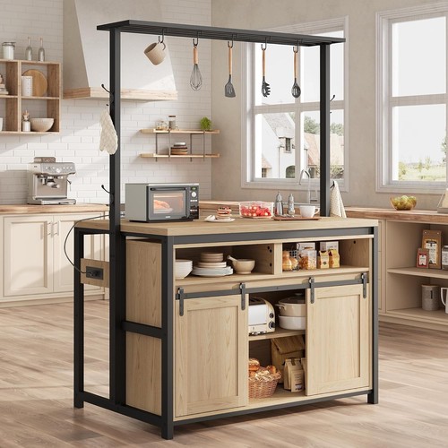 Kitchen island storage - kitchen, table
